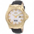 Invicta Pro Diver Elegant Gold-Tone Leather Watch Invicta Men
